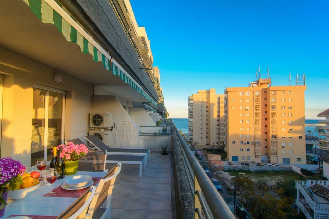 River Playa Beachfront Apartment, Large Terrace Фуэнхирола Экстерьер фото